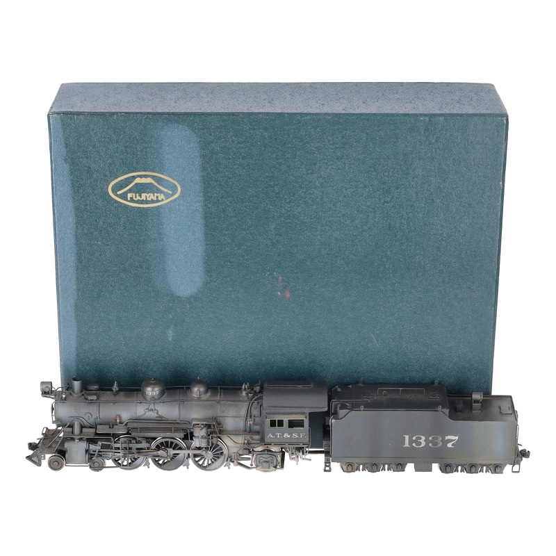 Fujiyama HO BRASS ATSF 4-6-2 Class 1337 Steam Loco/Tender – Painted EX/Box