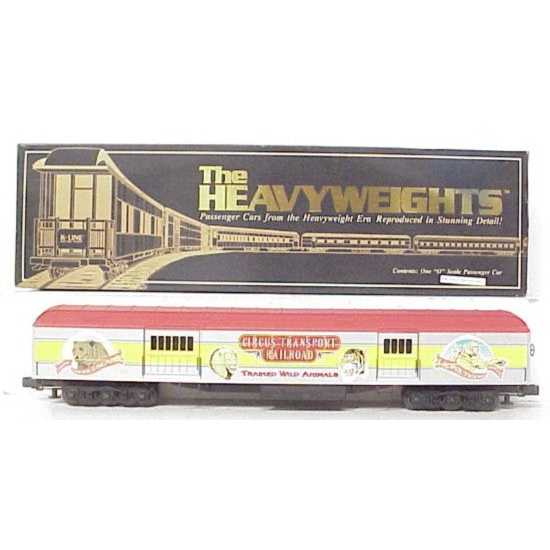 K-Line K4416-0100 O Gauge Lions & Tigers & Bears 18 Heavyweight Baggage Car LN/Box