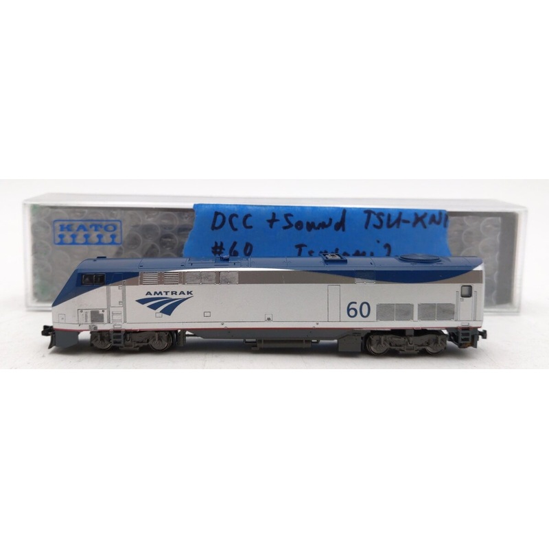 Kato 176-6032 N Amtrak Phase V P42 Genesis Late Diesel Locomotive #60 w/DCC/SND LN/Box