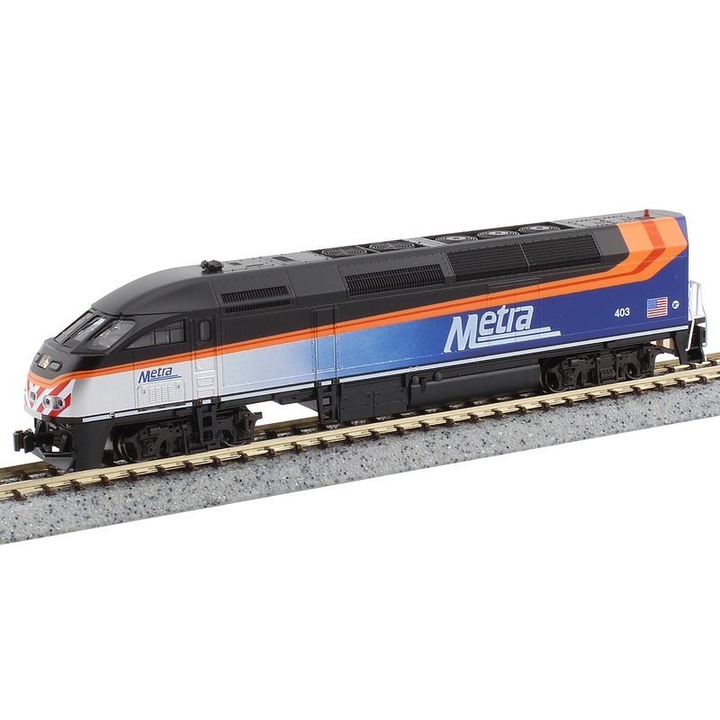 Kato 176-6123 N MP36PH Chicago Metra Diesel Locomotive #403 LN/Box