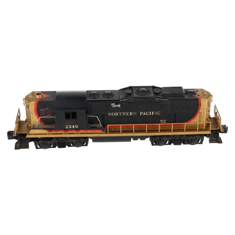 Lionel 2349 Vintage O Northern Pacific GP-9 Diesel Locomotive VG