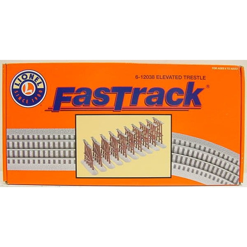 Lionel 6-12038 O FasTrack Elevated Trestle Set LN/Box