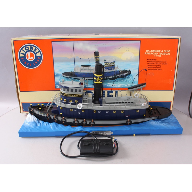Lionel 6-14180 O Gauge Baltimore & Ohio Railroad Tugboat NIB