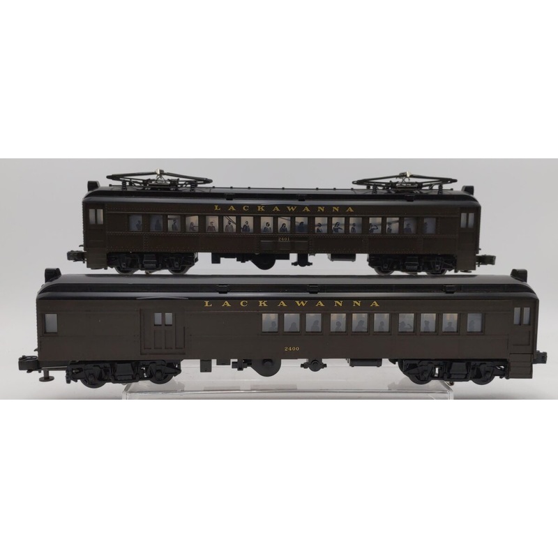 Lionel 6-18304 O Gauge Lackawanna Multiple-Unit Powered Commuter Cars Set LN