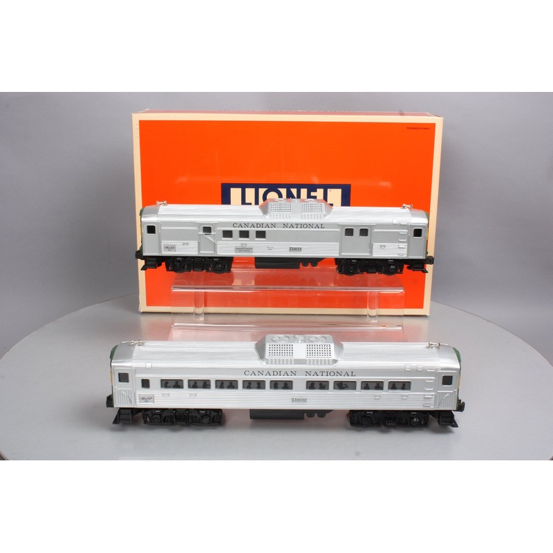 Lionel 6-18506 O Gauge Canadian National Budd Cars #D202, #D203 MT/Box