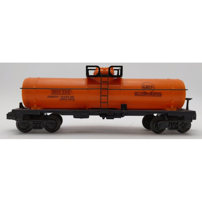 Lionel 6-19611 O Gauge Gulf Single Dome Tank Car #6315 EX