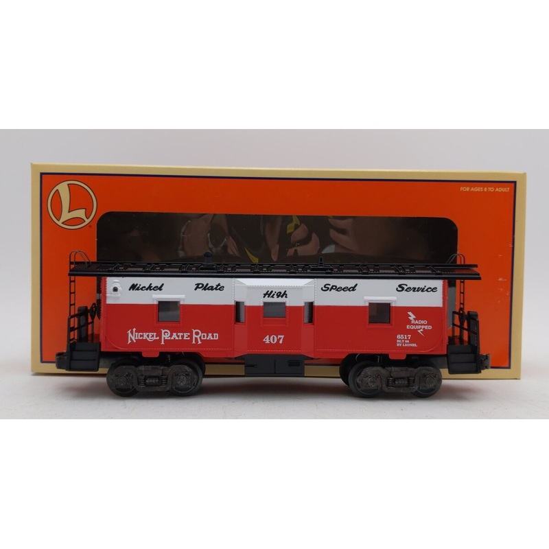 Lionel 6-19752 O Gauge Nickel Plate Road Bay Window Caboose #407 EX/Box