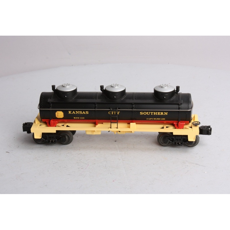 Lionel 6-26120 O Kansas City Southern 3-Dome Tank Car #1229 EX