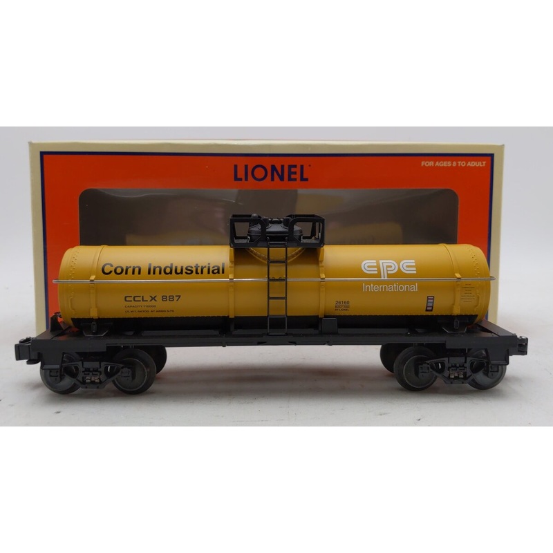 Lionel 6-26160 Corn Industrial Single Dome Tank Car #887 LN/Box