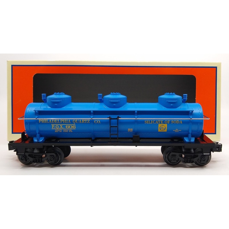 Lionel 6-36145 O Gauge Philadelphia Quartz 3-Dome Tank Car #606 LN/Box