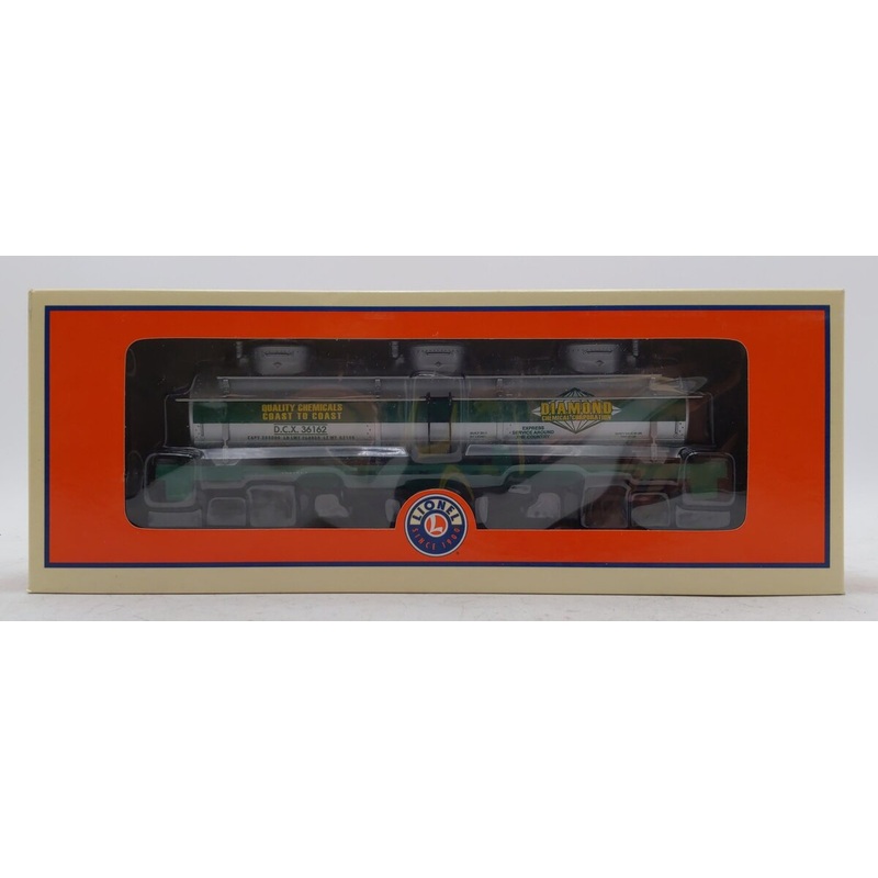 Lionel 6-36162 O Gauge Diamond Chemicals Three Dome Tank Car LN/Box