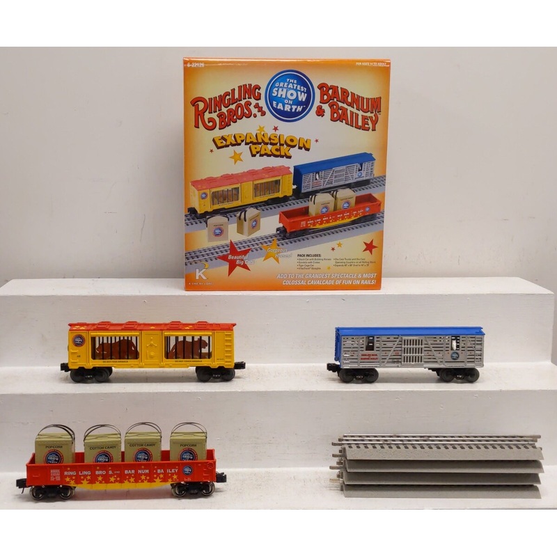 Lionel K-Line 6-22126 Ringling Bros. Circus Train Expansion Pack LN/Box