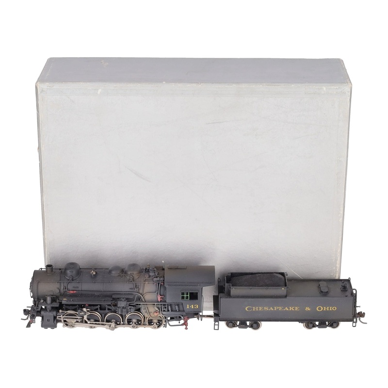 Custom NJ Brass ST-284 HO Scale BRASS C&O 0-10-0 Class C-12 Switcher -Painted EX/Box