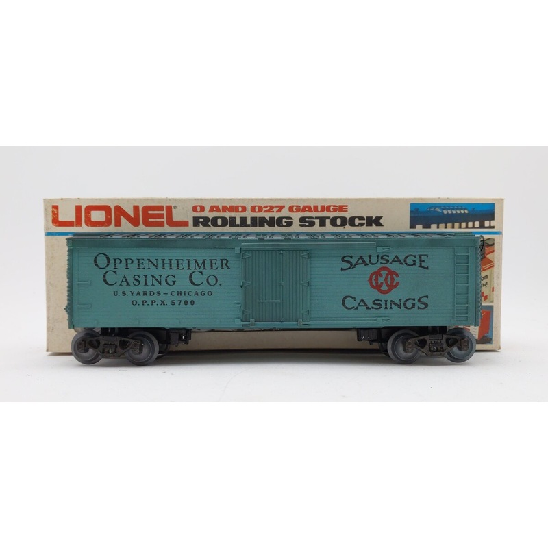 Lionel 6-5700 O Gauge Oppenheimer Woodside Reefer VG/Box