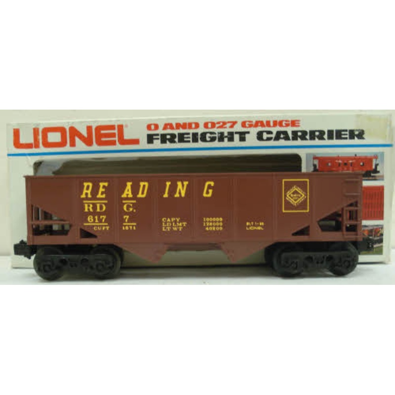 Lionel 6-6177 O Gauge Reading 2-Bay Short Hopper LN/Box
