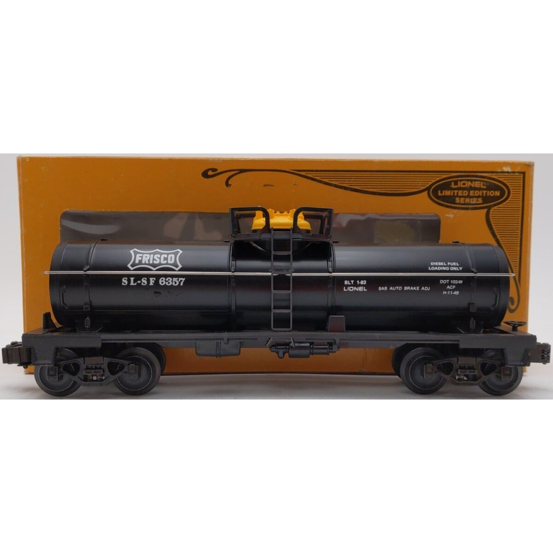 Lionel 6-6357 O Gauge Frisco Single Dome Tank Car EX/Box