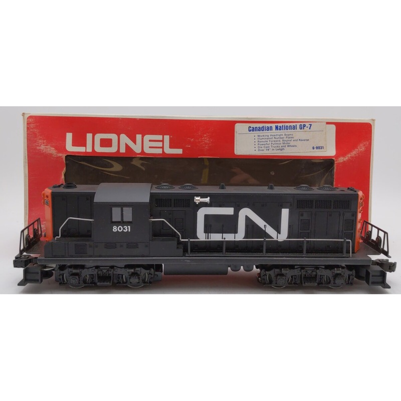 Lionel 6-8031 O Gauge Canadian National GP7 Diesel Locomotive EX/Box
