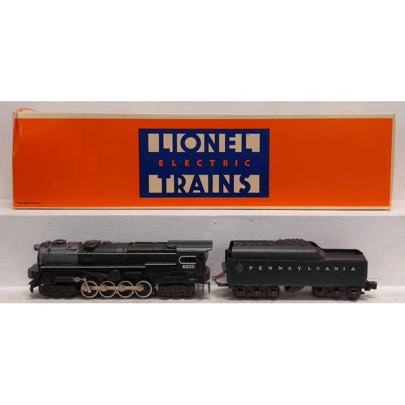 Lionel 6-8404 O Gauge PRR 6-8-6 S-2 Turbine Steam Locomotive & Tender #6200 EX/Box