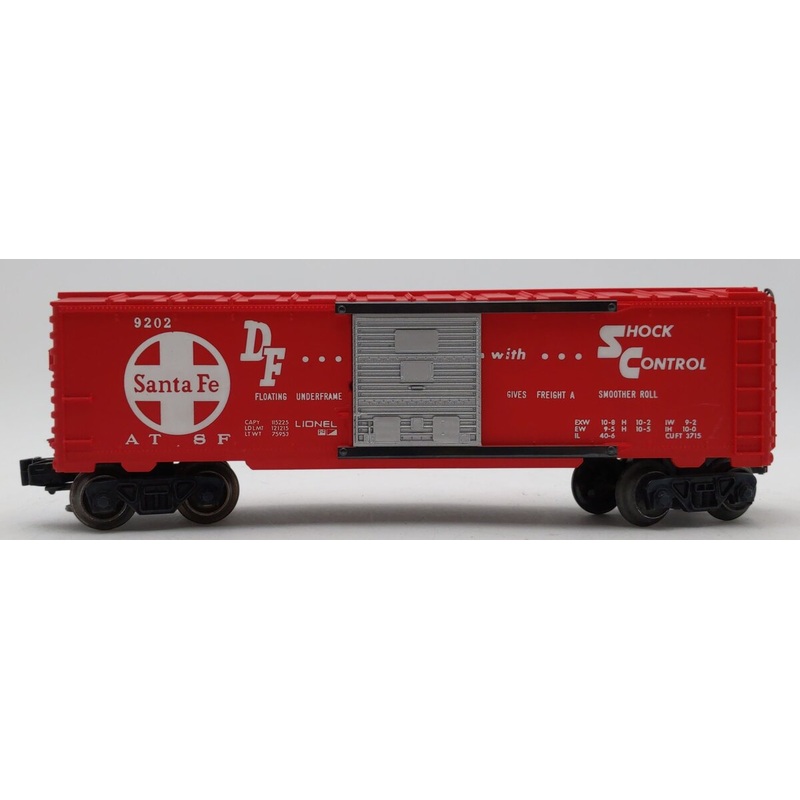 Lionel 6-9202 O Santa Fe Boxcar EX