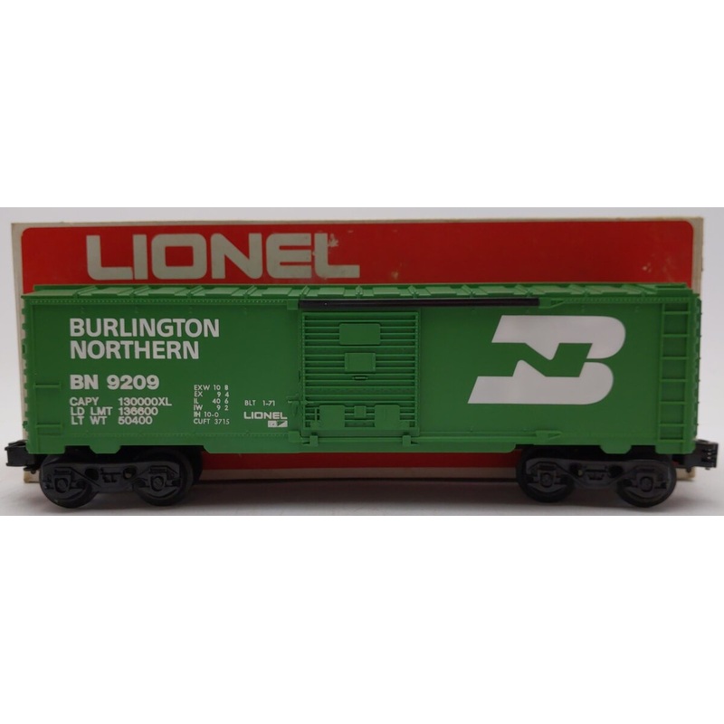 Lionel 6-9209 O Gauge Burlington Northern Boxcar EX/Box