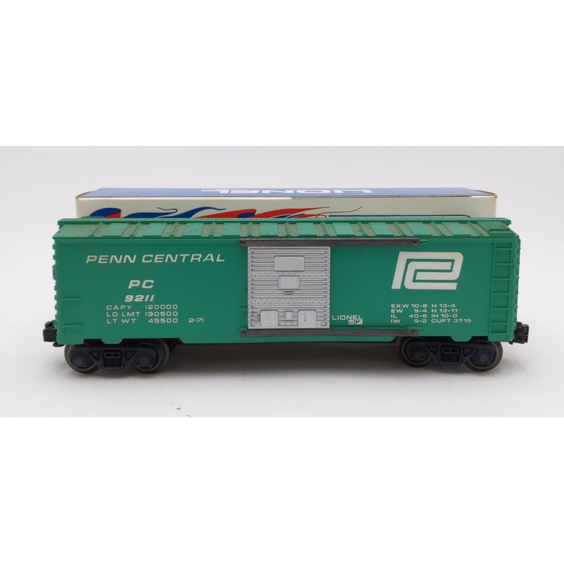 Lionel 6-9211 O Gauge Penn Central Boxcar VG/Box