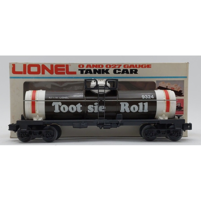 Lionel 6-9324 O Gauge Tootsie Roll Single Dome Tank Car EX/Box