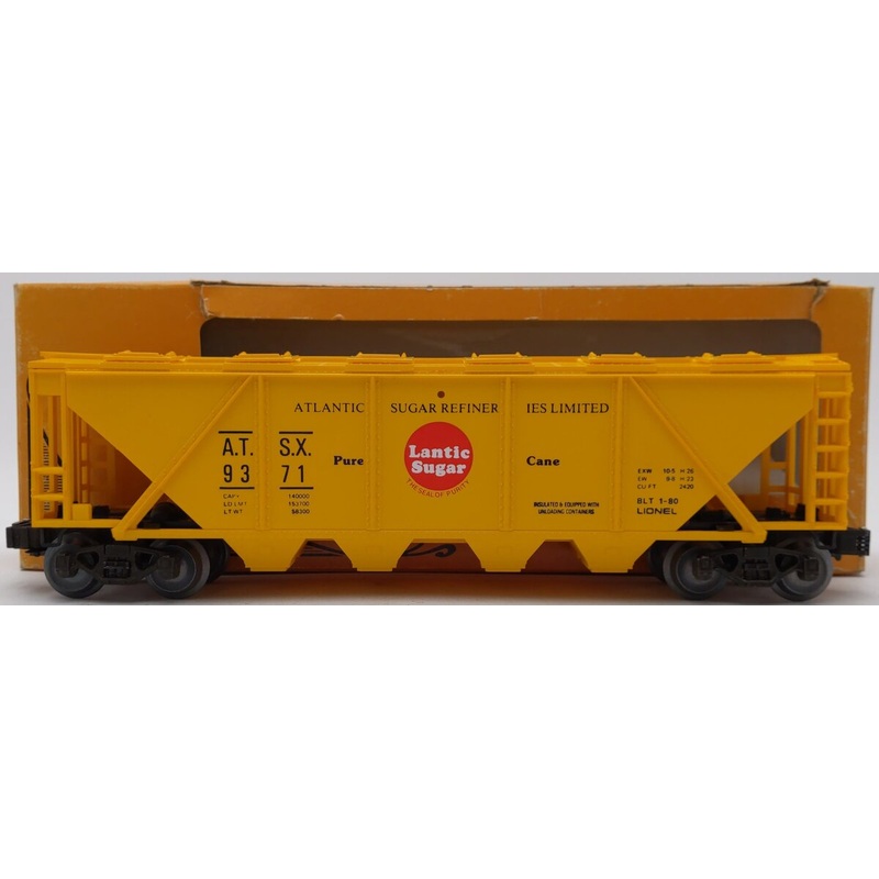 Lionel 6-9371 O Gauge Atlantic Sugar Refineries Lantic Sugar Hopper EX/Box