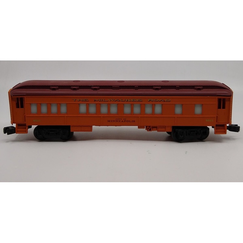 Lionel 6-9511 O Gauge Milwaukee Road City Of Minneapolis Passenger Car EX