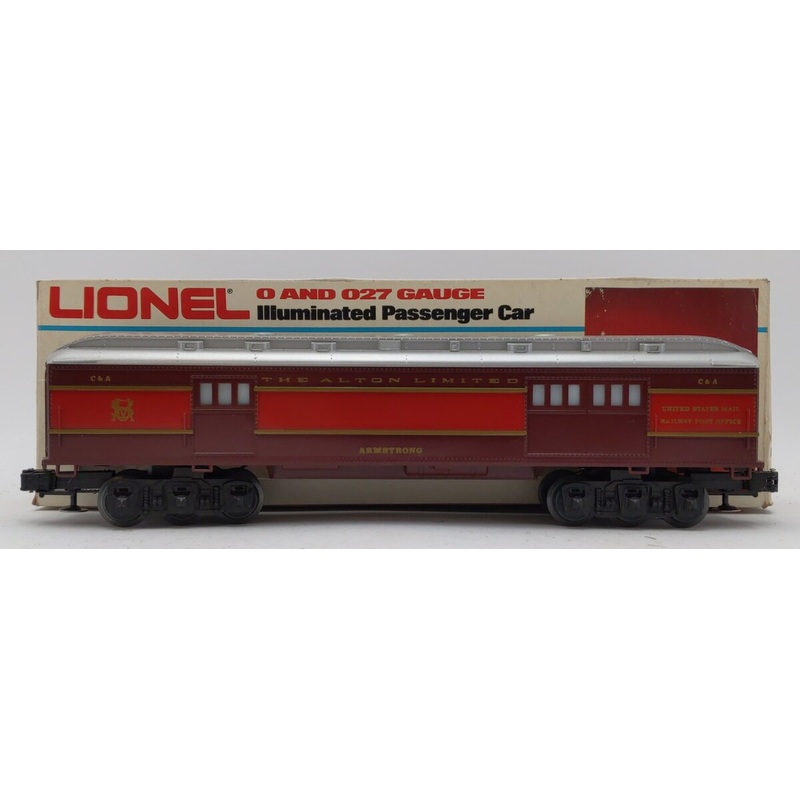 Lionel 6-9554 O Gauge Chicago & Alton Armstrong Baggage Car EX/Box