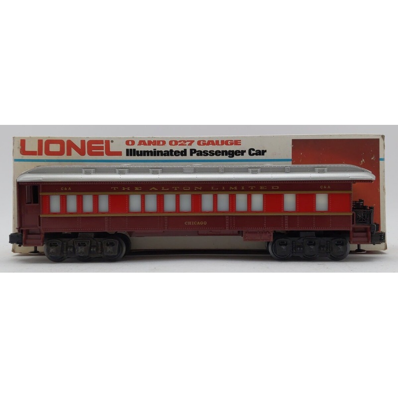 Lionel 6-9558 O Gauge Chicago & Alton Chicago Observation Car EX/Box