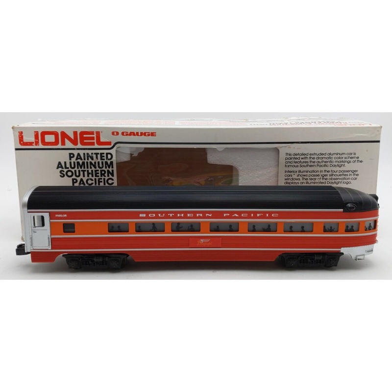 Lionel 6-9593 O Gauge Southern Pacific Daylight Aluminum Observation Car LN/Box