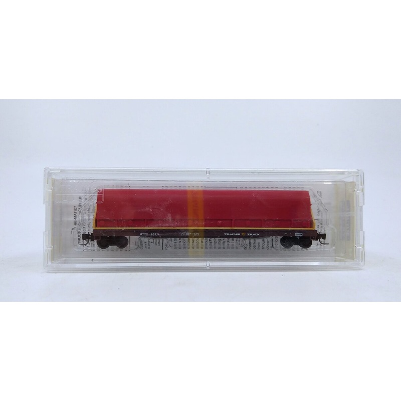 Micro-Trains 52400051 Z MTTX Trailer Train 60′ Flat w/Load #90771 LN/Box