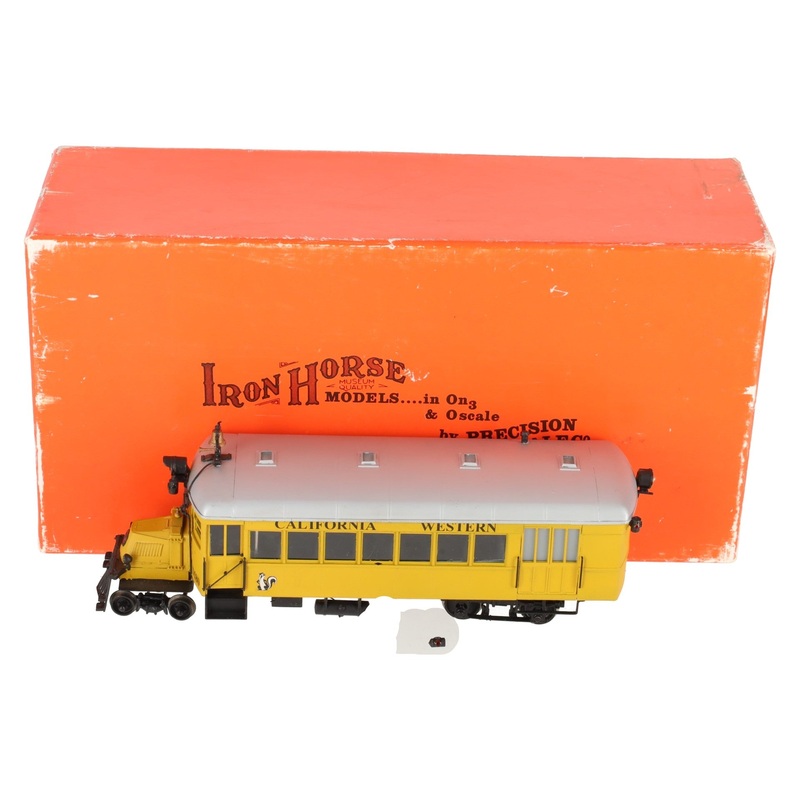 Precision Scale Co. 15035 O BRASS Peavey Woods & Western Mack Railbus -2 Rail VG/Box