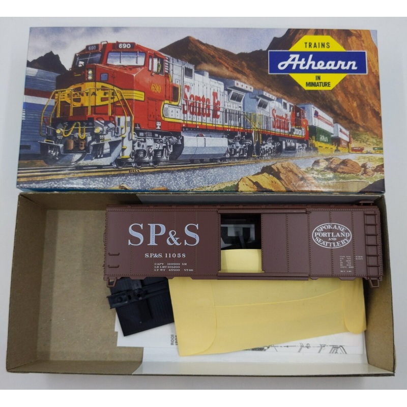 Athearn 5989 40′ Box Car Spokane Portland & Seattle SP&S Kit