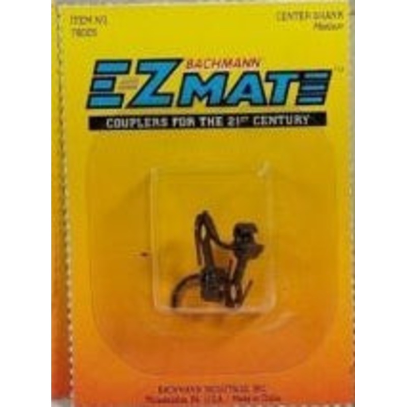 Bachmann 78005 HO Scale E-Z Mate Coupler Center Shank Medium (Pack of 2)