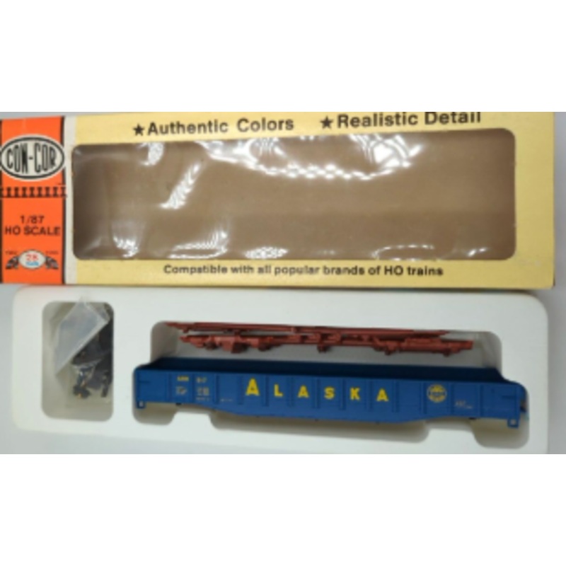Con-Cor 0001-009028 HO Alaska Railroad 54′ Mill Gondola #917 Kit