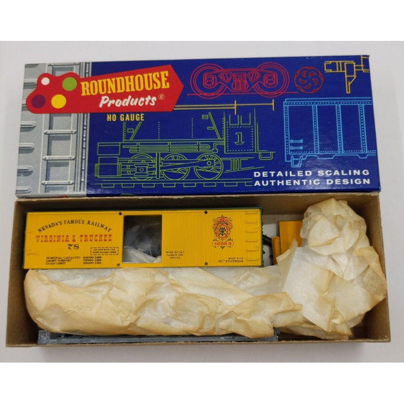 Roundhouse 3005 HO VIRGINIA & TRUCKEE #78 36′ BOX CAR KIT