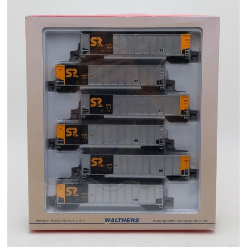 Walthers 932-5308 HO Scale Somerset Bethgon Hoppers (Pack of 6) LN/Box