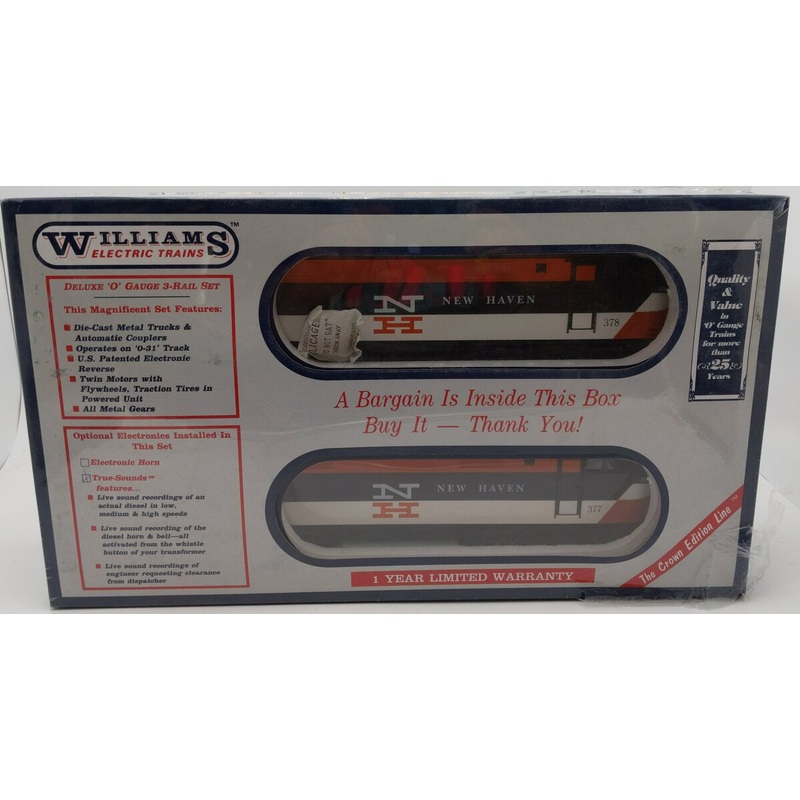 Williams 200S O New Haven EP-5 AA Electric Locomotive #377/378 #372007 MT/Box