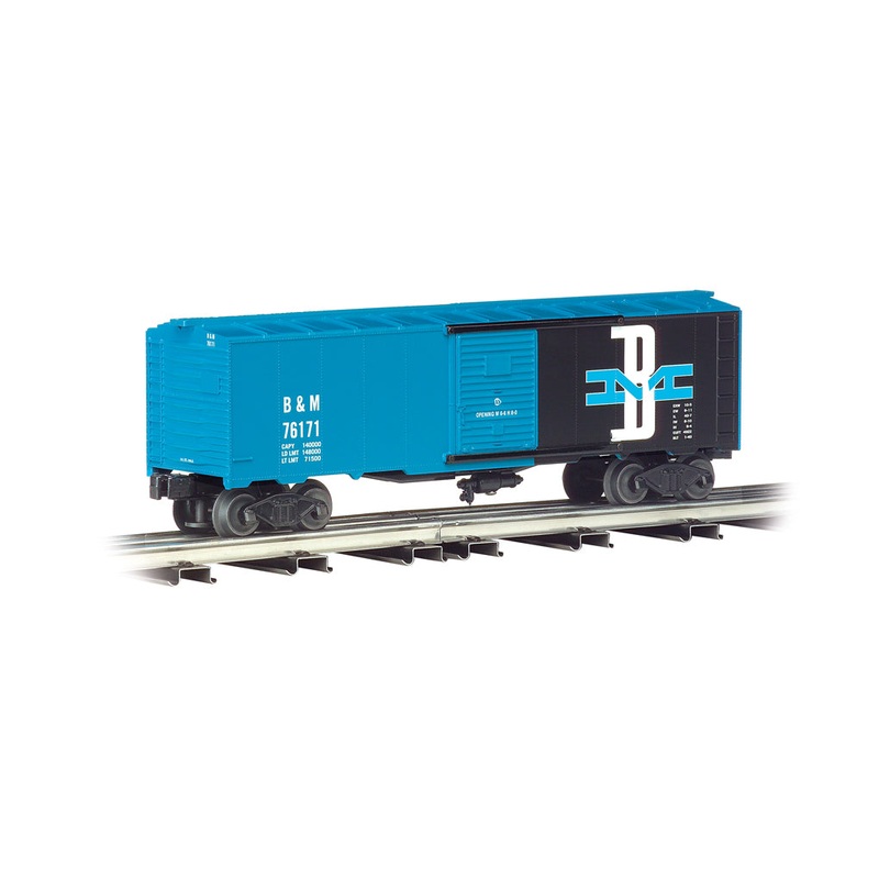 Williams 47051 O Boston & Maine 40′ Steel 3-Rail Boxcar #76171 MT/Box