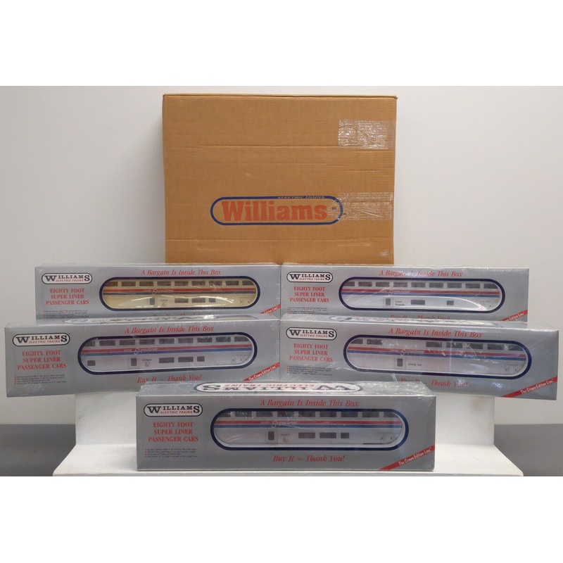 Williams SL802 Amtrak Superliner 5-Car Passenger Set MT/Box