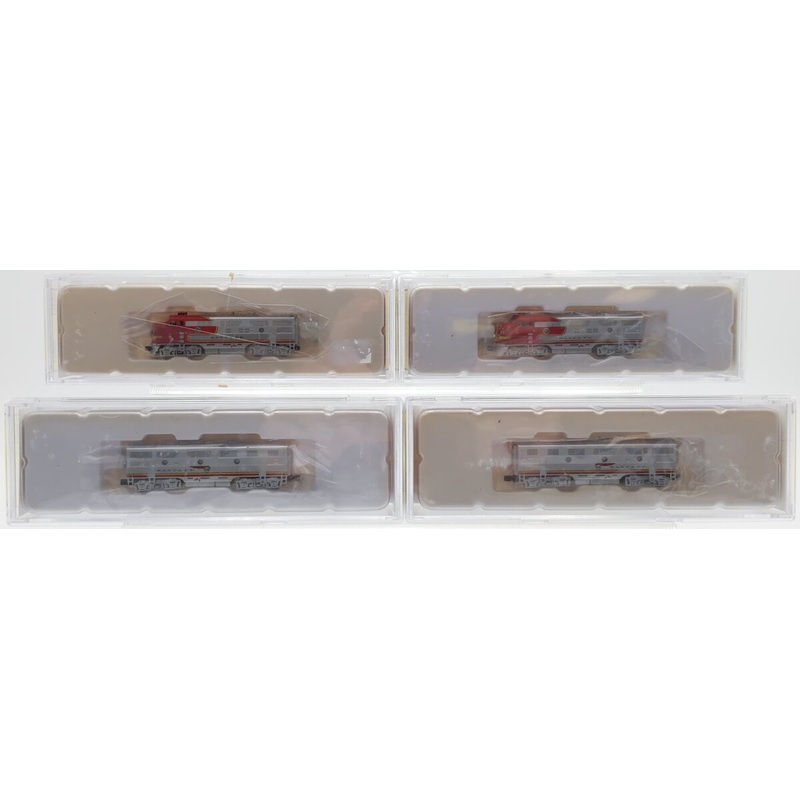 American Z-Line Z Scale ABBA Atchison Topeka Santa Fe Set [4] LN/Box