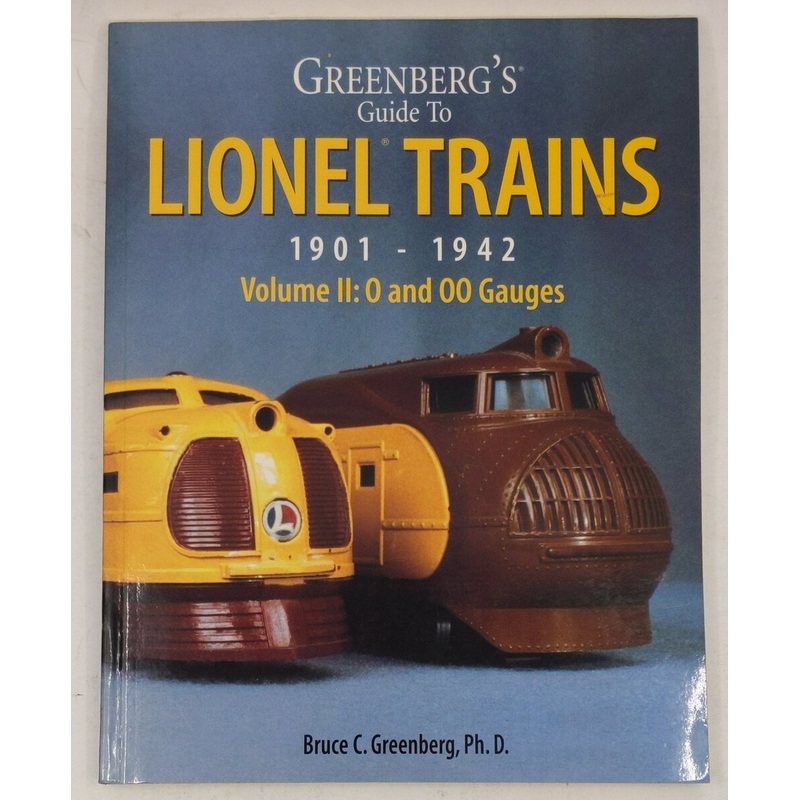 Greenberg’s Guide to Lionel Trains: 1901-1942, Vol. 2 Paperback Book VG