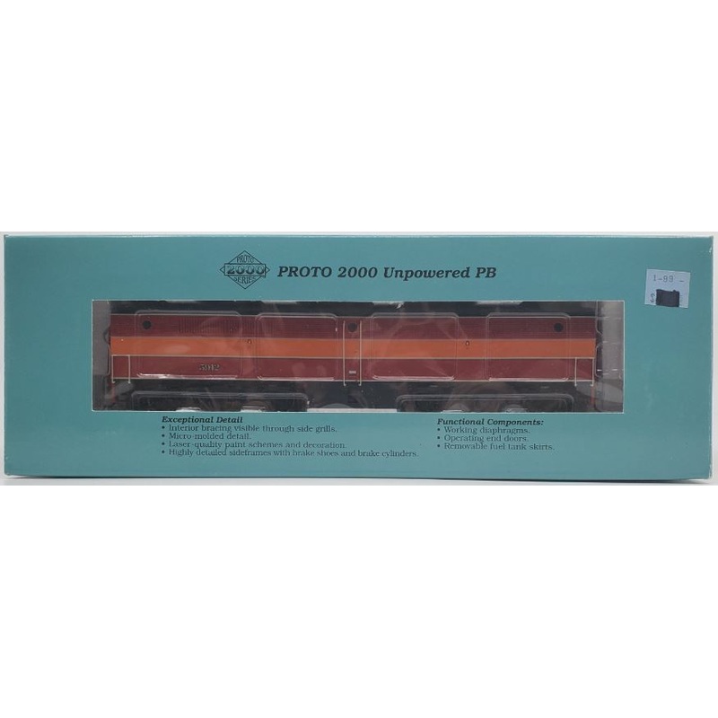 Proto 2000 21691 HO Southern Pacific Unpowered B Unit with Dynamic Brakes #5912 NIB