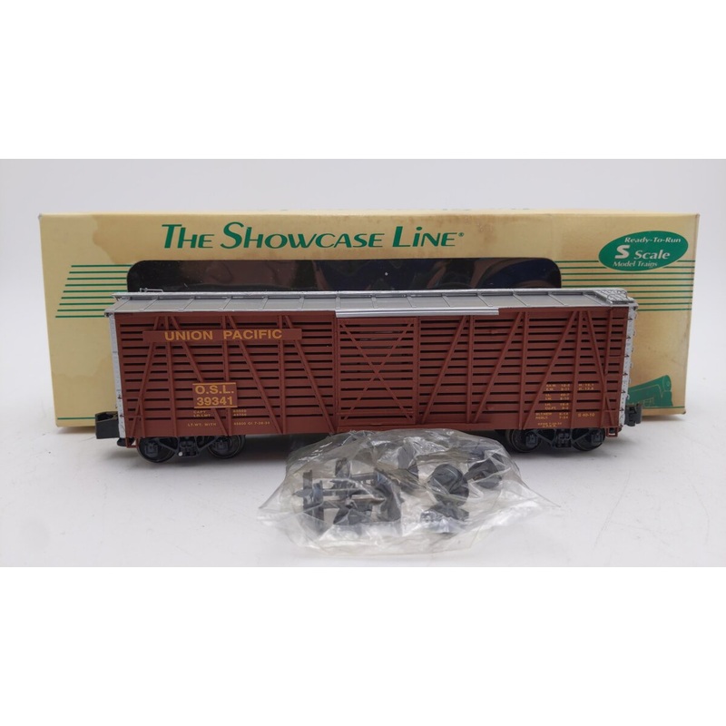 S-Helper 00152 S Scale Union Pacific Stock Car #39341 EX/Box