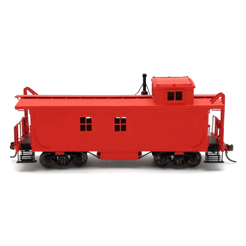 Tenshodo HO BRASS CNR Wood Caboose – Painted EX