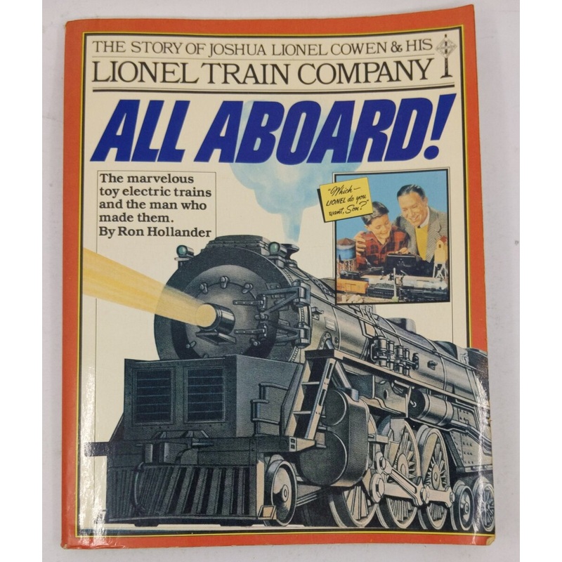 The Story of Joshua Lionel Cowen & His Lionel Train Company Hardcover Book VG
