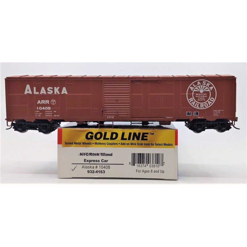 Walthers 932-4163 HO Scale Alaska Railroad  Express Car #10408 NIB