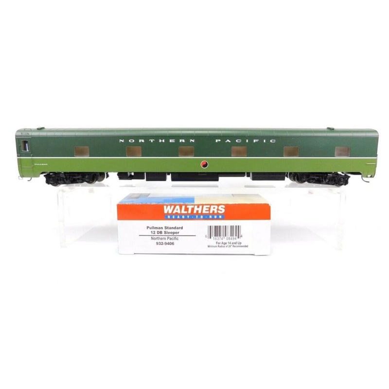 Walthers 932-9406 HO Northern Pacific 12 DB Sleeper Pullman Passenger Car NIB