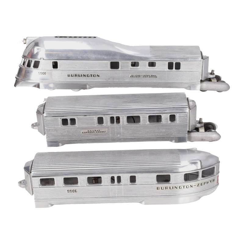 Western Coil & Electrical Co. Vintage O Burlington Zephyr Set VG